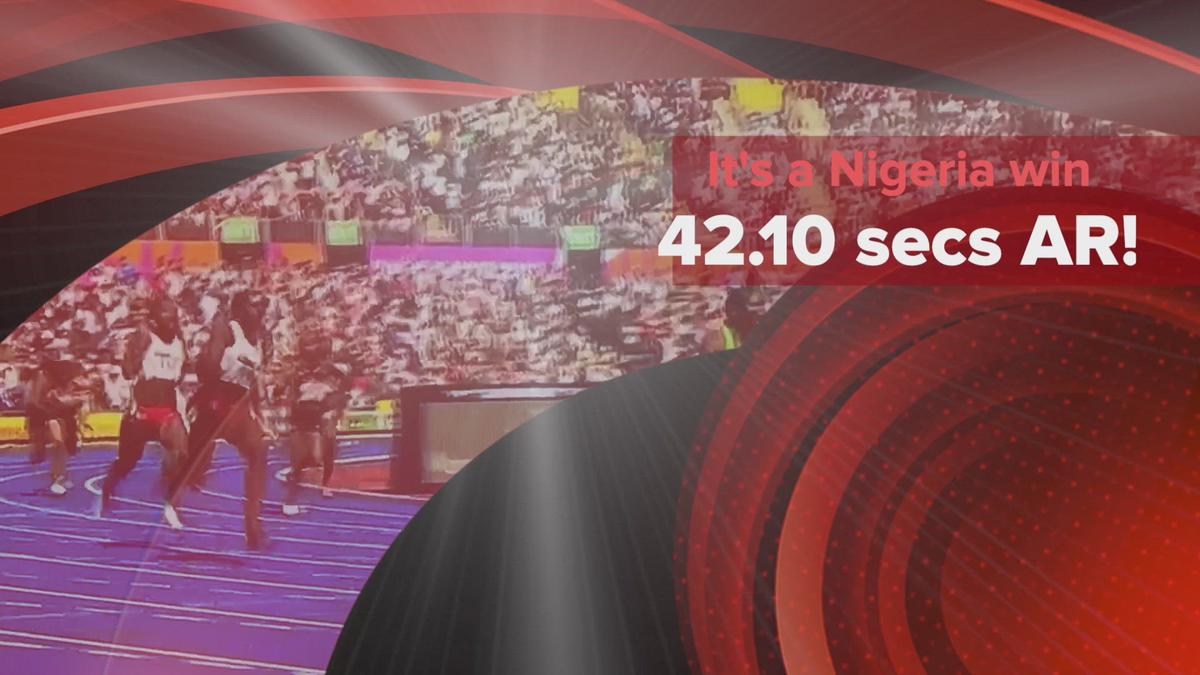 'Video thumbnail for Nigeria wins women's 4x100m relay gold medal at Commonwealth Games 2022'