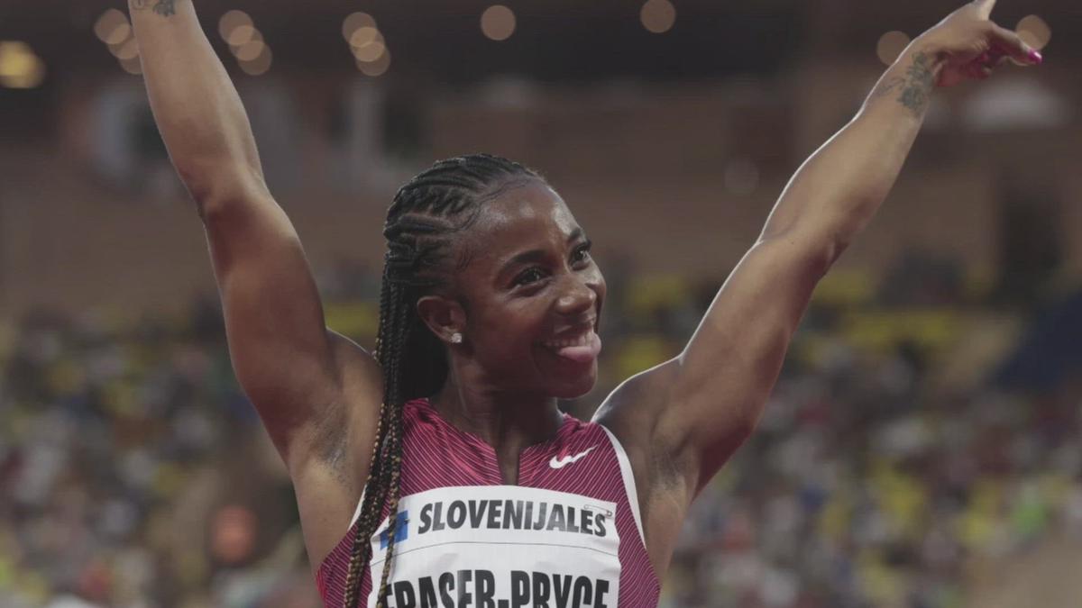 'Video thumbnail for Shelly-Ann Fraser-Pryce ready to run 10.5s in the 100m # Jamaica national record?'