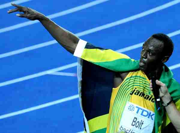 Usain Bolt of Jamaica