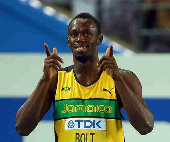Usain Bolt says he’s OK, so don’t look for any tears