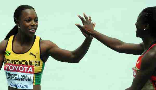 Veronica Campbell-Brown books 200m final slot