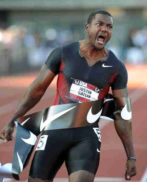 American Juston Gatlin