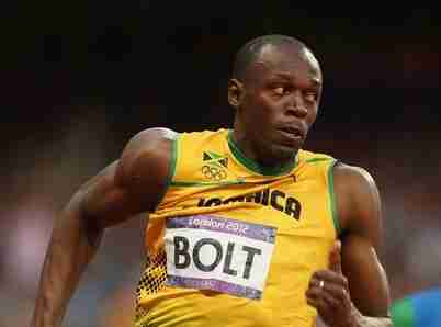 World record holder Bolt