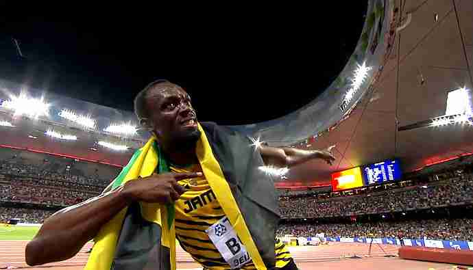 Usain Bolt Completes Double With 19.55, Beats Gatlin Again