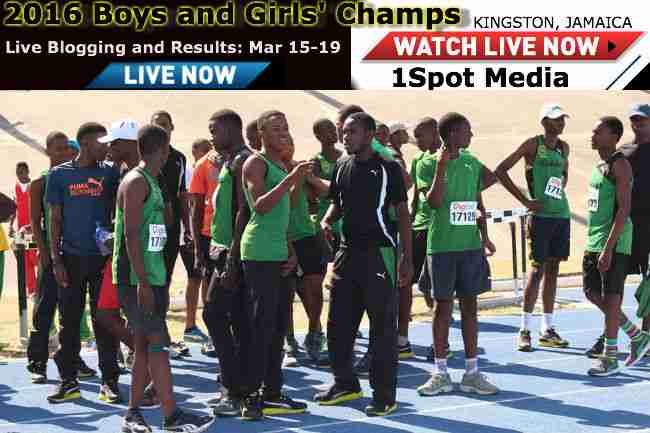 Jamaica Boys and Girls’ HS Champs Day One Schedule