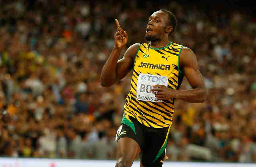 Usain Bolt of Jamaica world championships