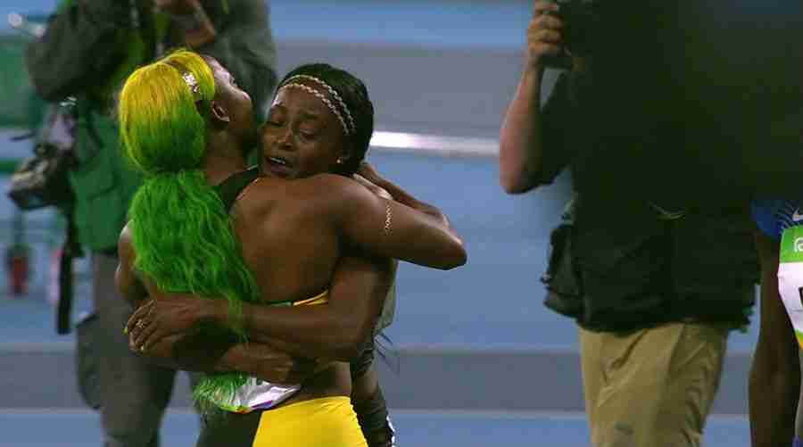 Elaine Thompson and Shelly-Ann Fraser-Pryce