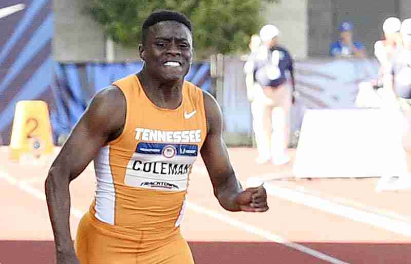 Christian Coleman of Tennessee