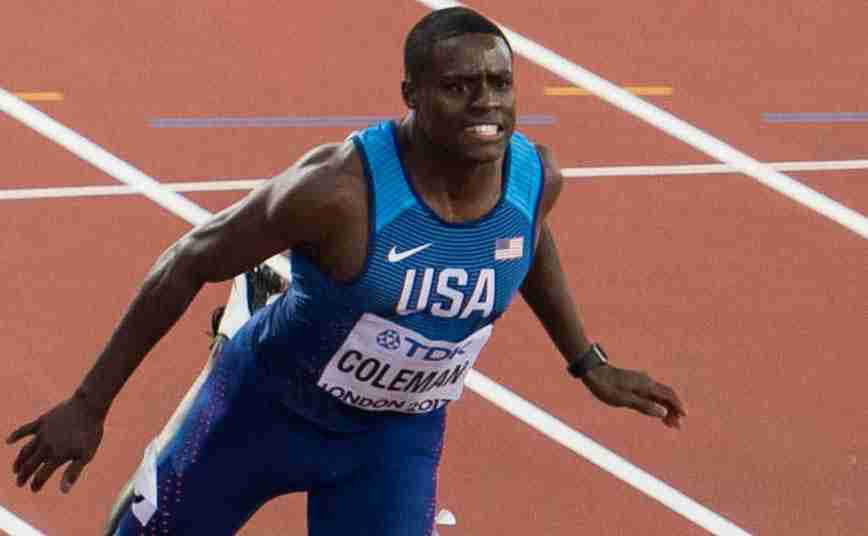 Christian Coleman of USA