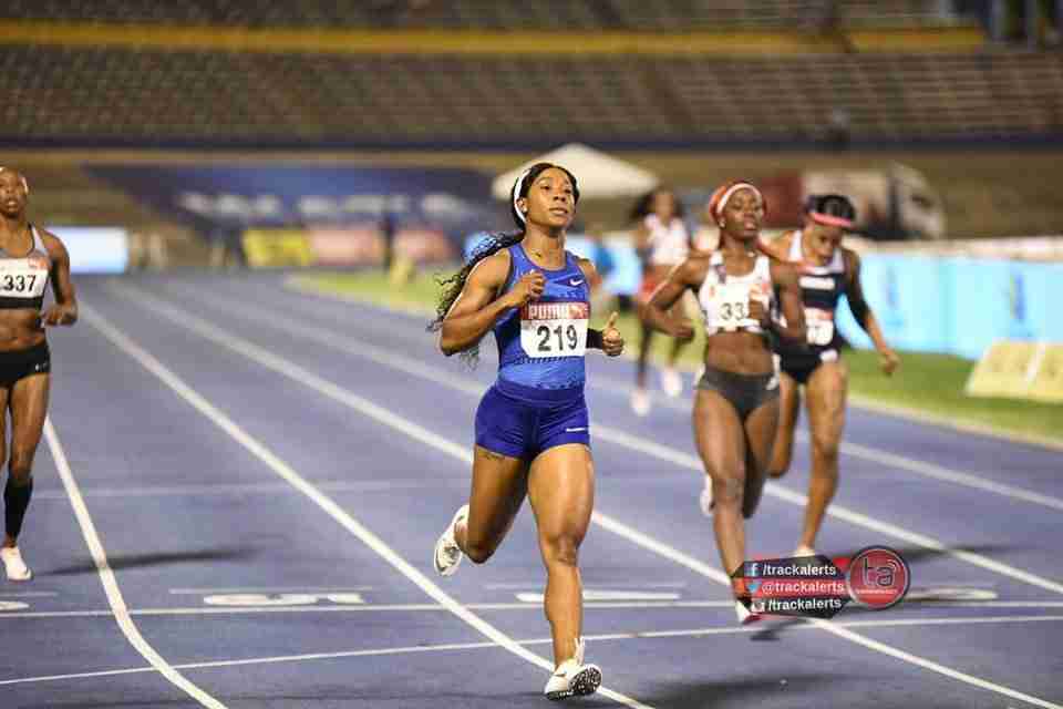 Fraser-Pryce v Richardson Over 100m At Prefontaine Classic