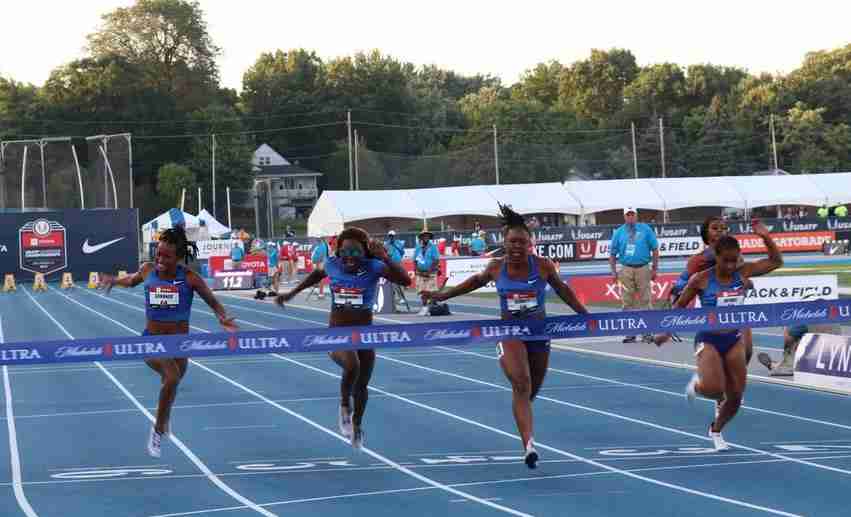 Teahna Daniels wins 100m at U.S. Trials