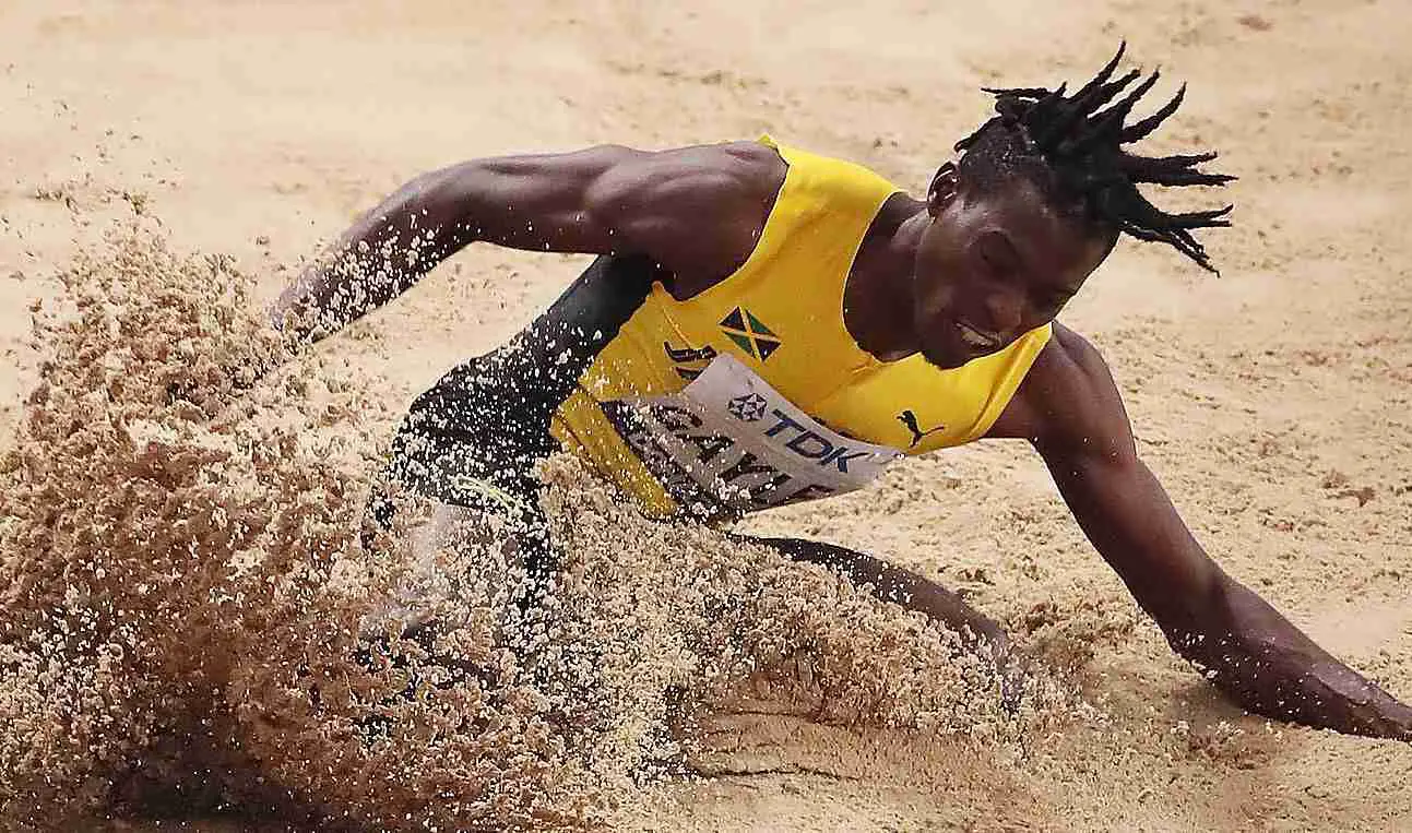 Tajay Gayle of Jamaica wins World long jump gold