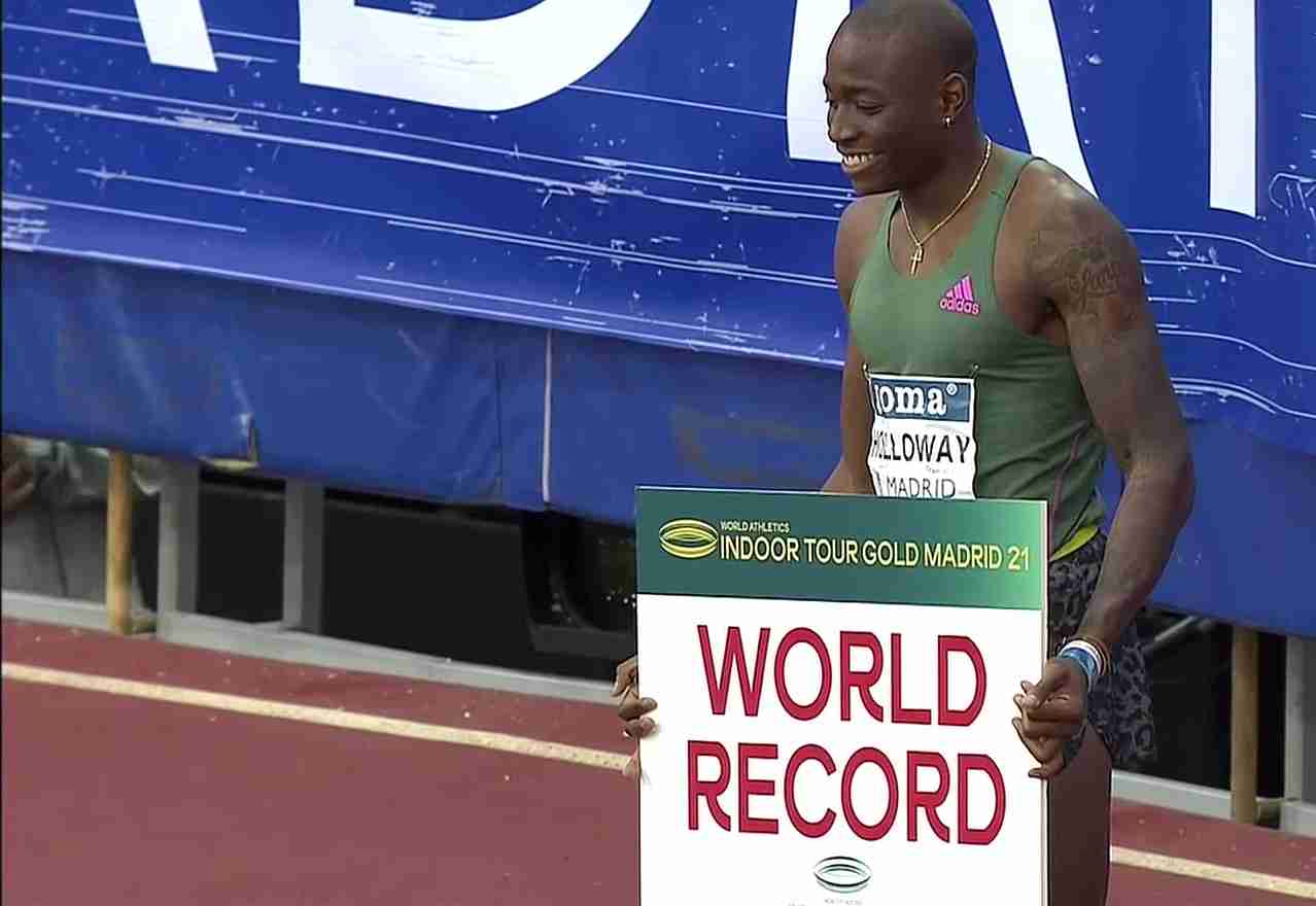 Watch Video: Grant Holloway Breaks 60m Hurdles World Record In Madrid