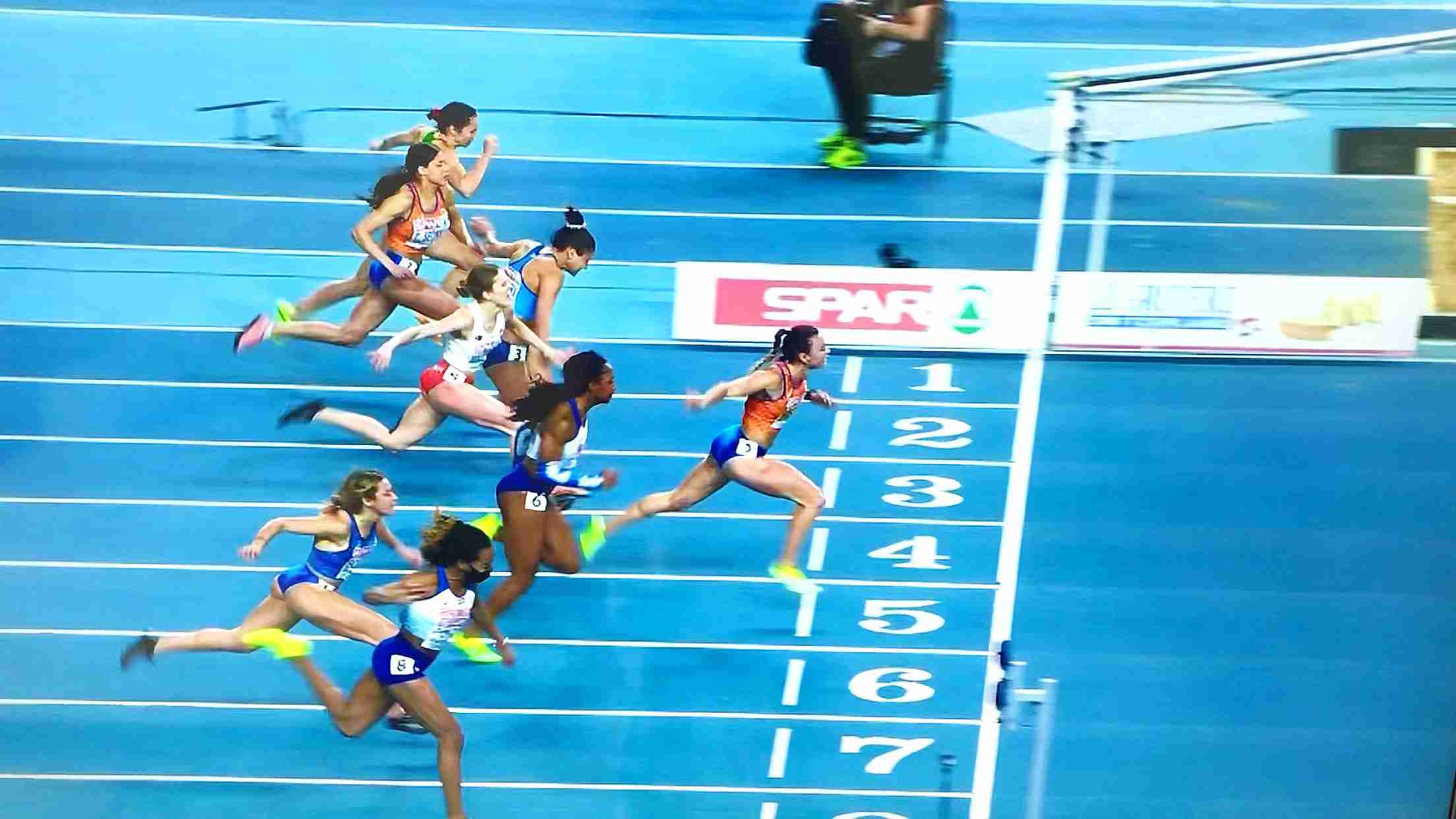 Nadine Visser win 2021 European Indoor Championships 60m hurdles title