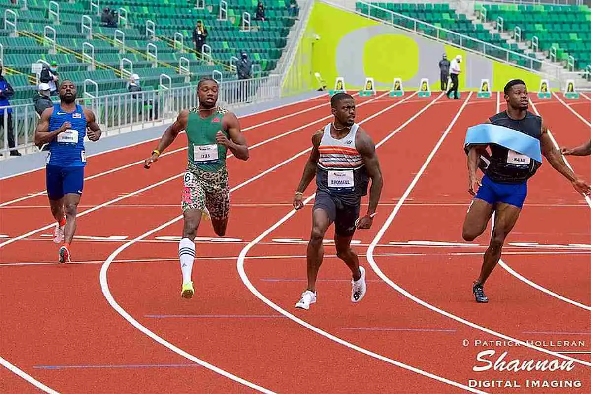 Bromell V Gatlin Kerley V Baker Men S 100m Heats At Us Olympic Trials World Track And Field Website