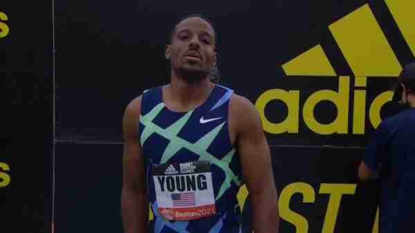 Isiah_Young_USA_men_100m_Boston
