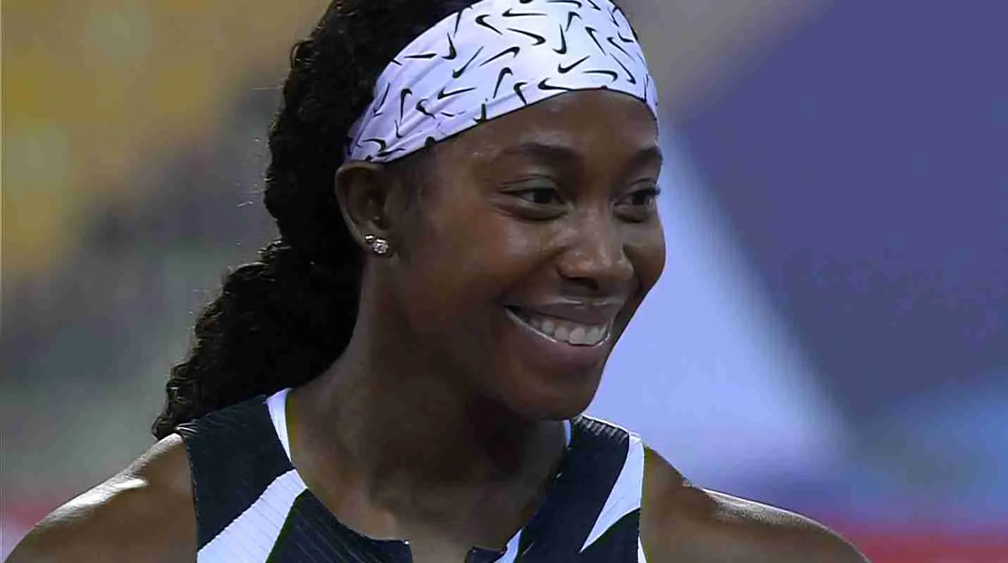 Shelly-Ann-Fraser-Pryce-winning-100m-Doha-DL