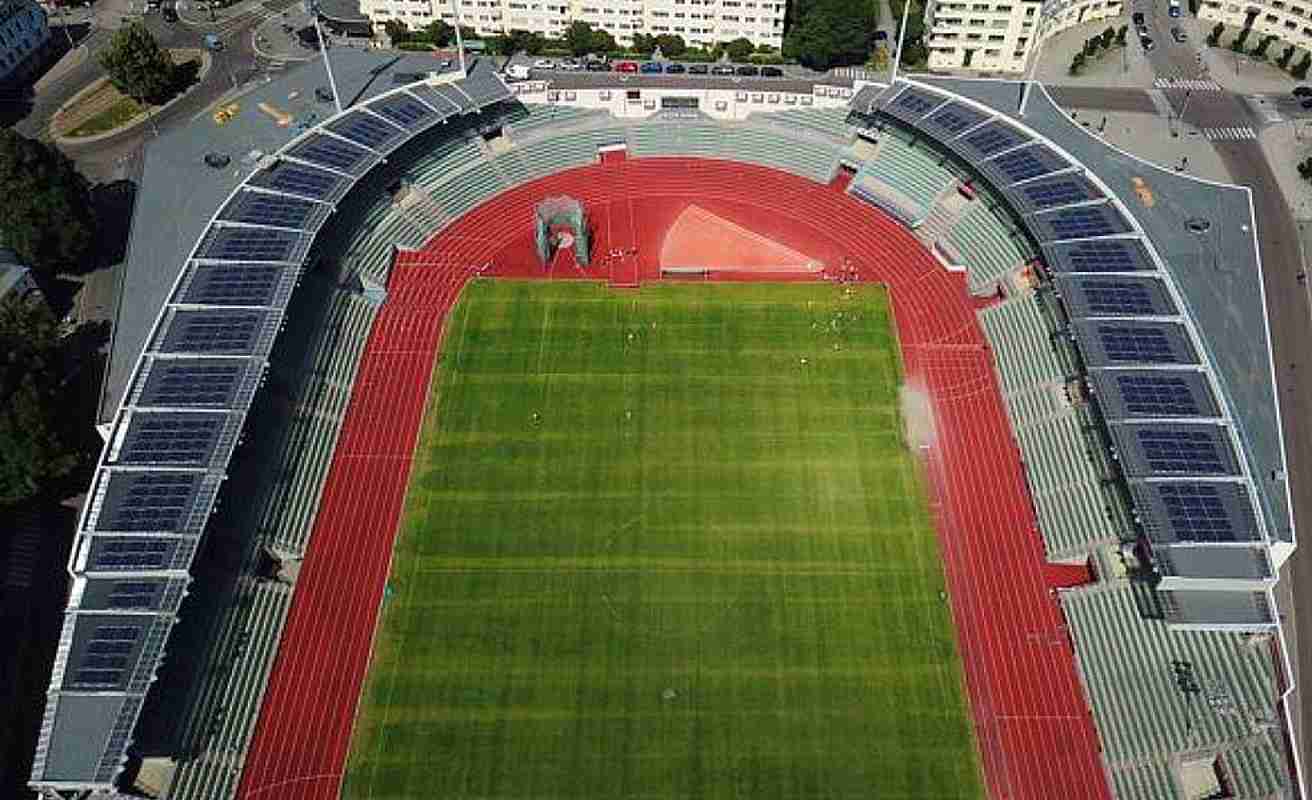 Bislett Stadium in Oslo Norway for the Diamond League meeting