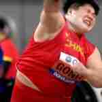 Gong Lijiao of China wins shot put gold medal