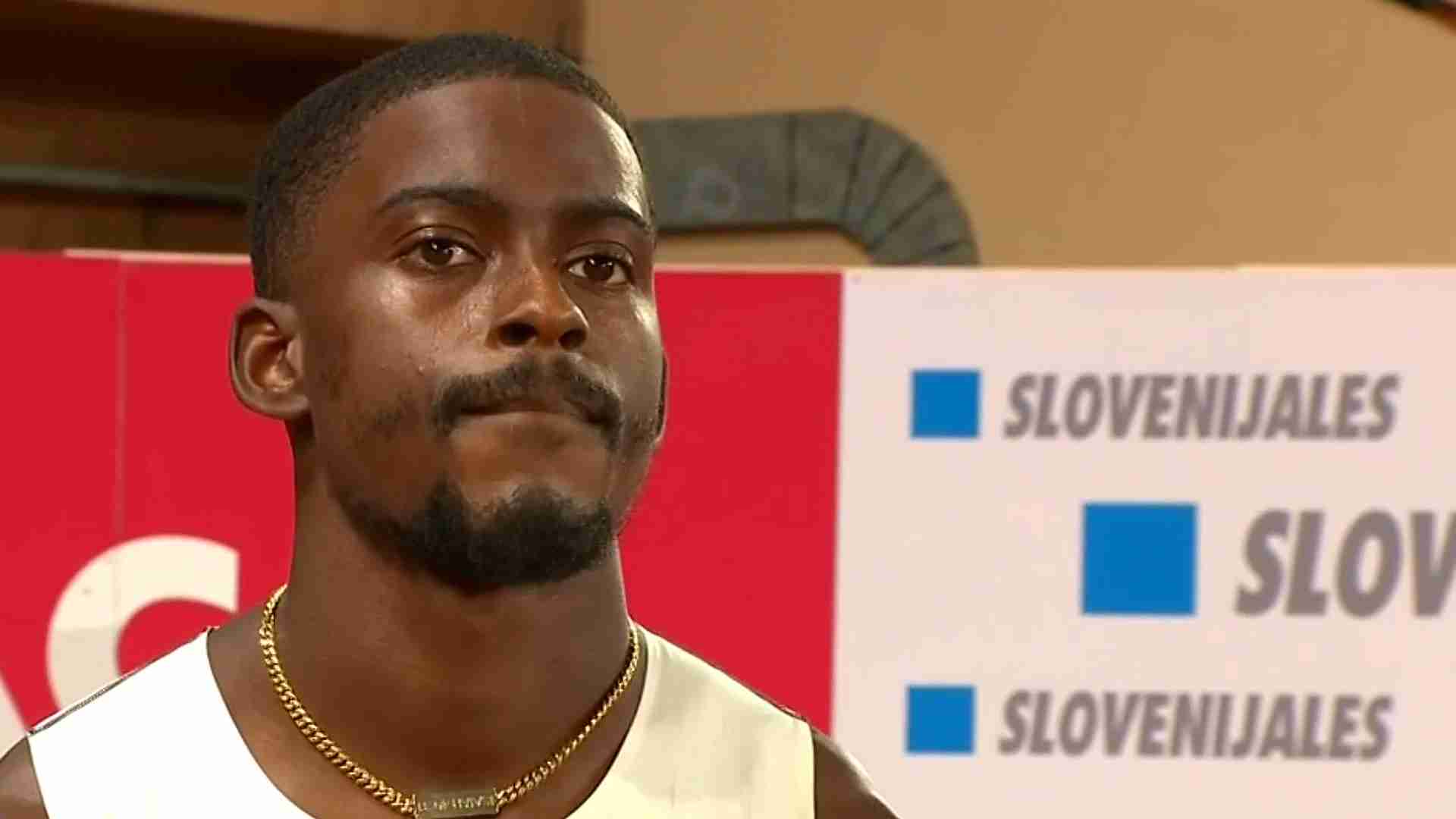 Trayvon Bromell at the Monaco Diamond League