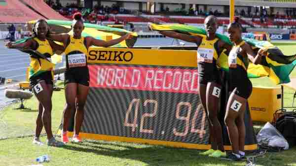 jamaica-4x100-2021-World-Athletics-U20-record