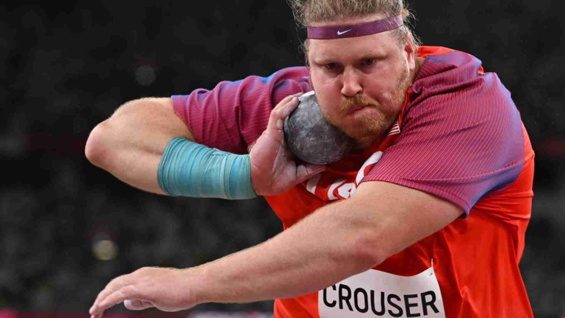 Ryan Crouser of USA in Shot Put