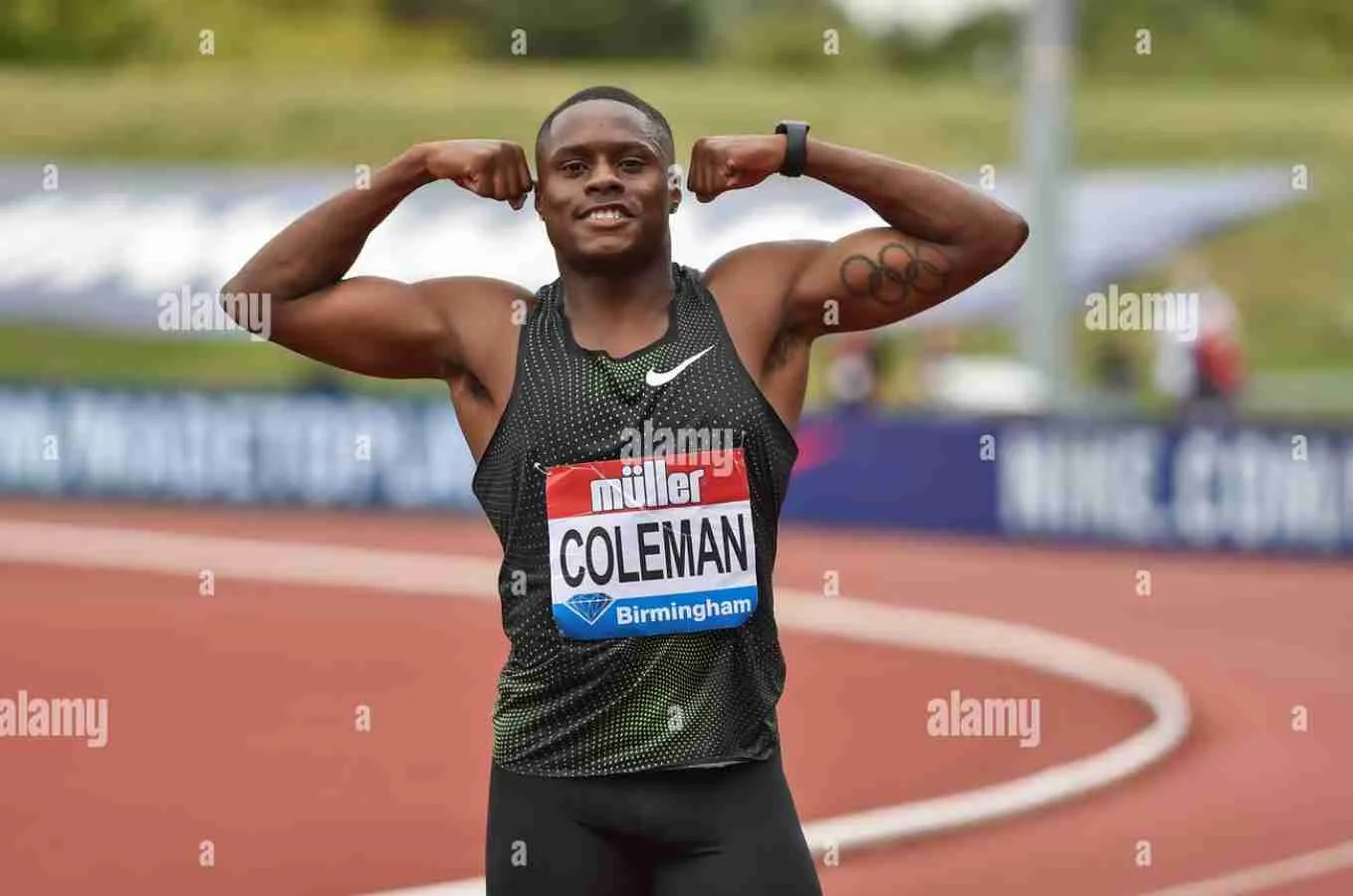 Christian Coleman returns with secondplace 300m finish at Jim Green