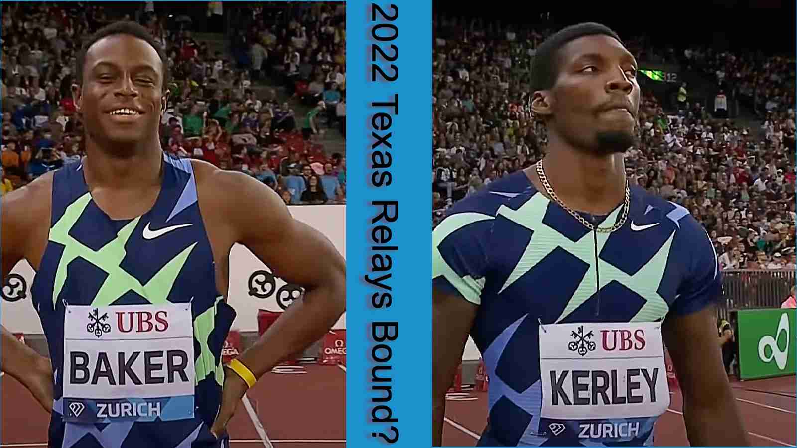 2022-Texas-Relays-Fred-Kerley-and-Ronnie-Baker