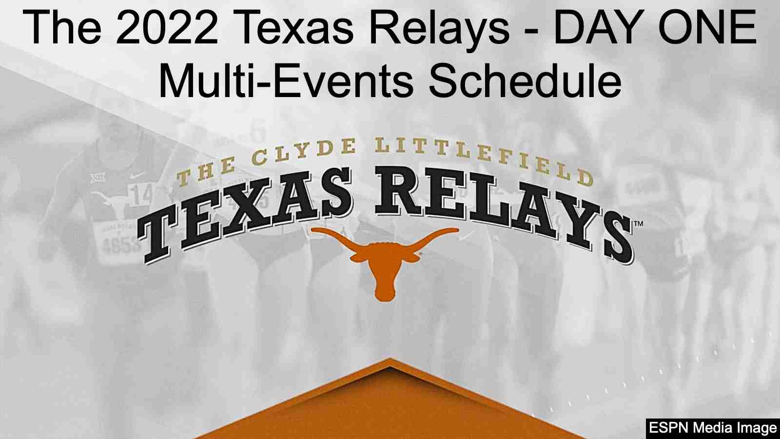 Multi-event preview and how to watch 2022 Texas Relays: Day 1