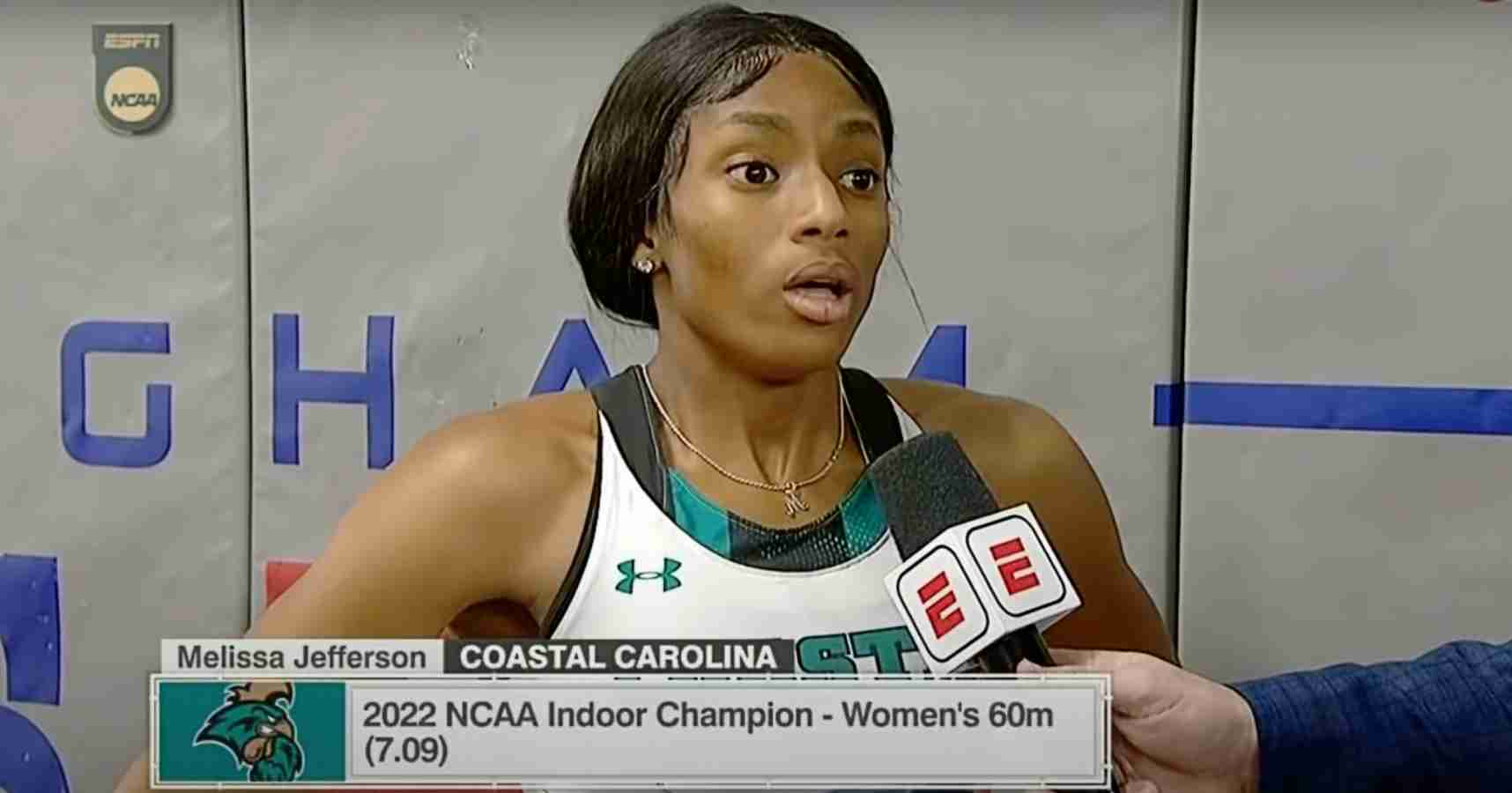[Video] Melissa Jefferson runs 7.09 secs to win NCAA Indoor women’s 60m