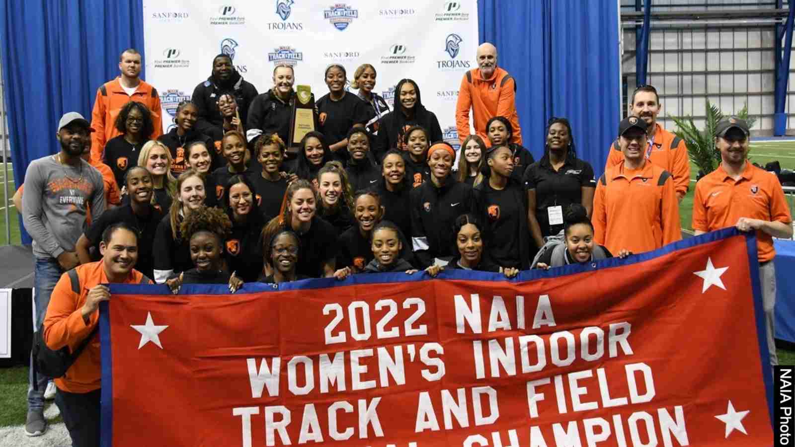 Final 2022 NAIA Indoor Championships team points standings World