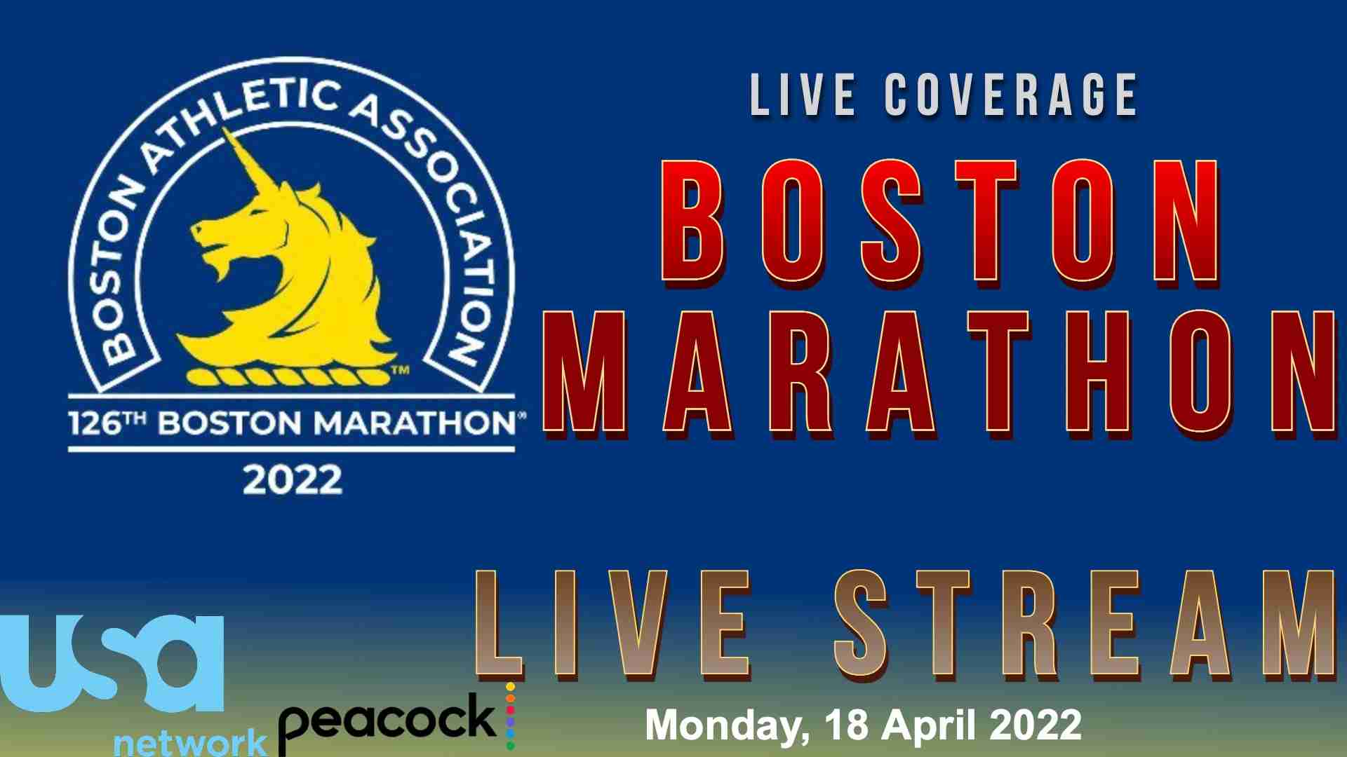 Boston Marathon 2022 Live Stream 126th Race Online 4K TV Live