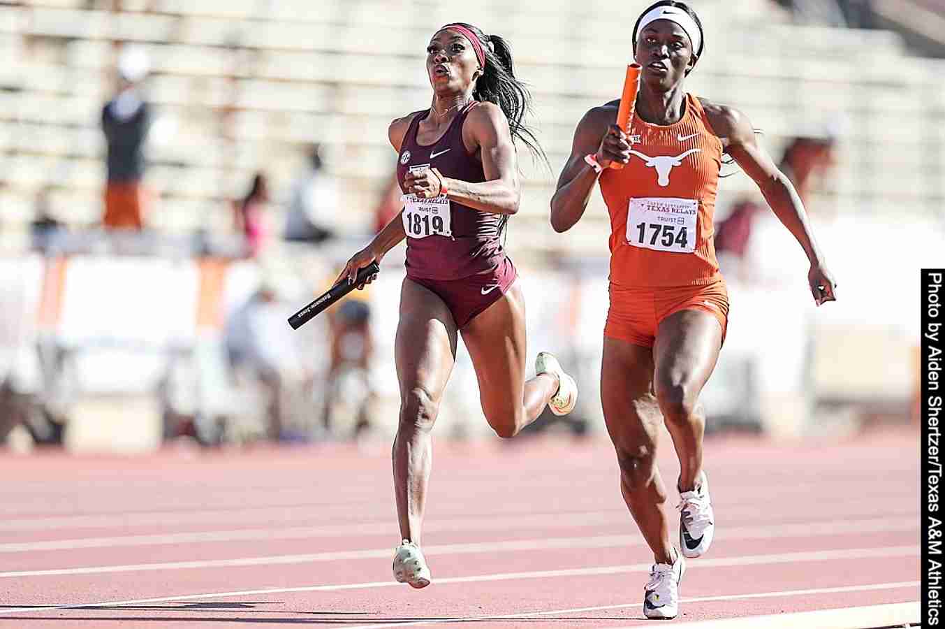 Texas vs Texas A&M dual meet results; Texas swept team titles World