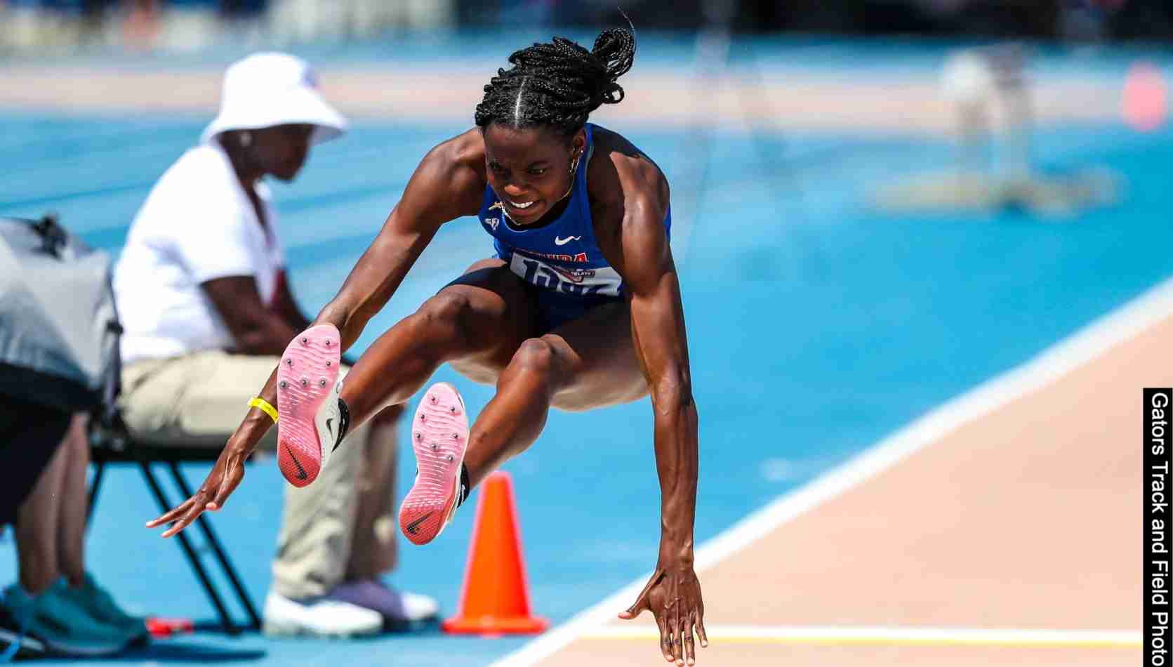 Jasmine Moore wins long jump at 2022 Florida Relays