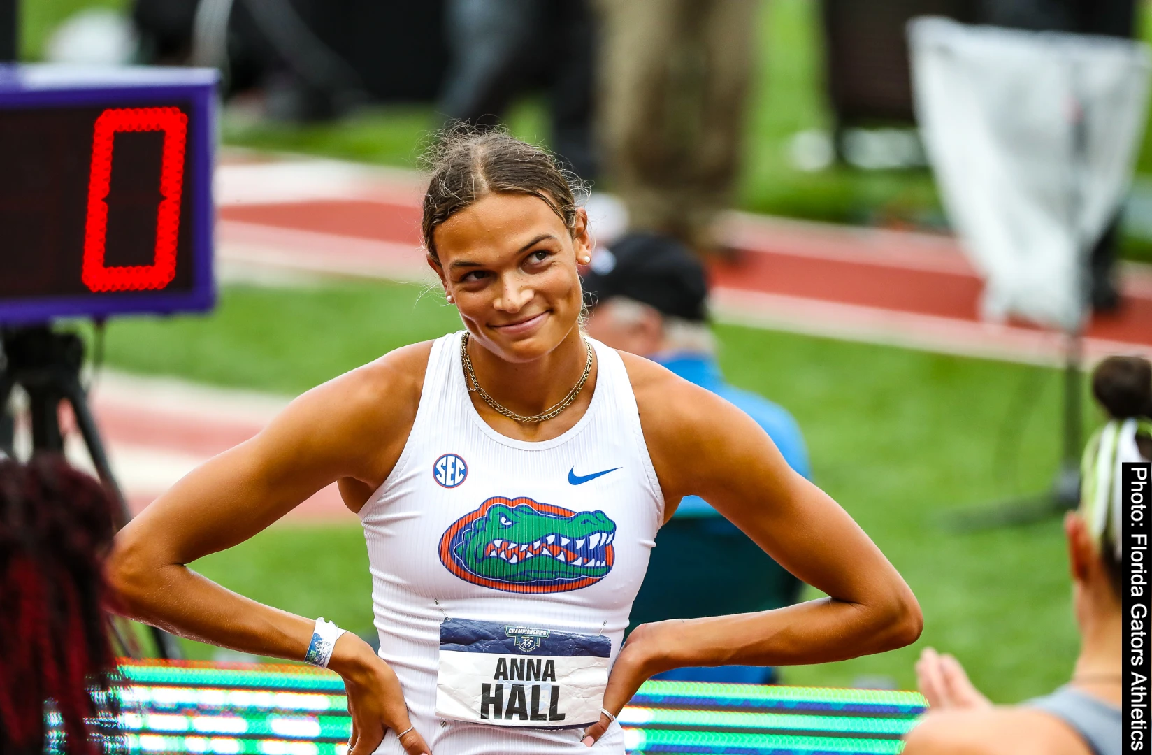 Anna Hall opens season with 60m hurdles win at Clemson Invite