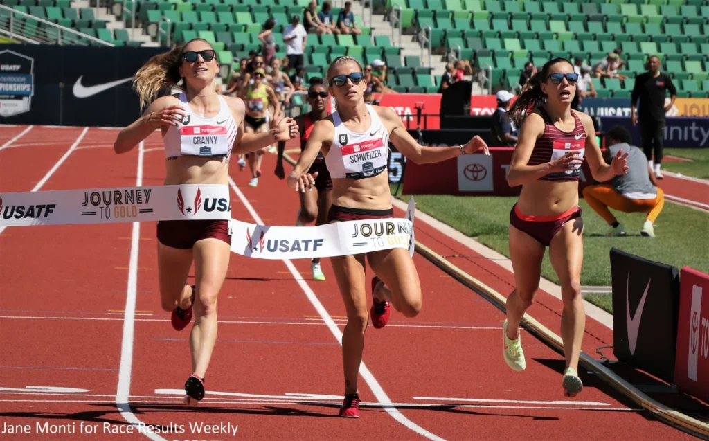 Elise Cranny wins the 2022 USATF 5000m title