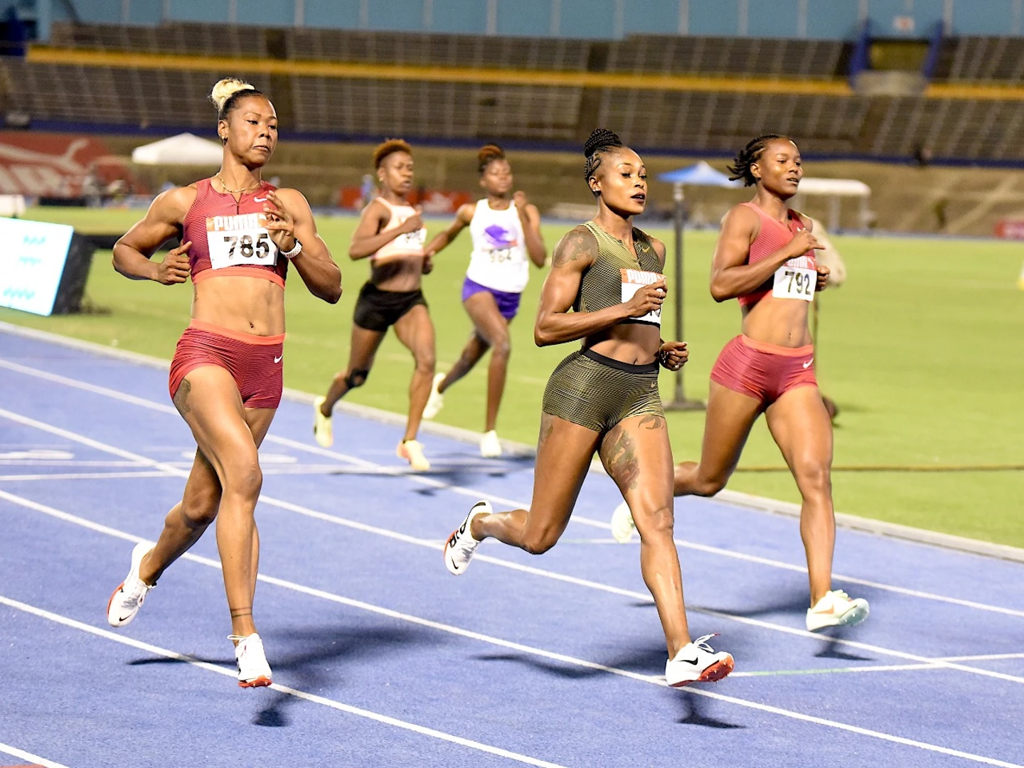 Watch Thompson-Herah in the women’s 100m field at Gala dei Castelli 2023