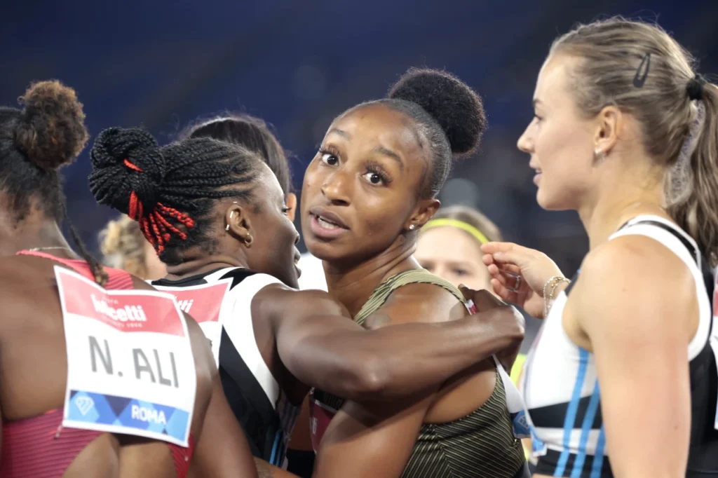 Jasmine-Camacho-Quinn-at-the-Rome-Diamond-League-Meeting-2022