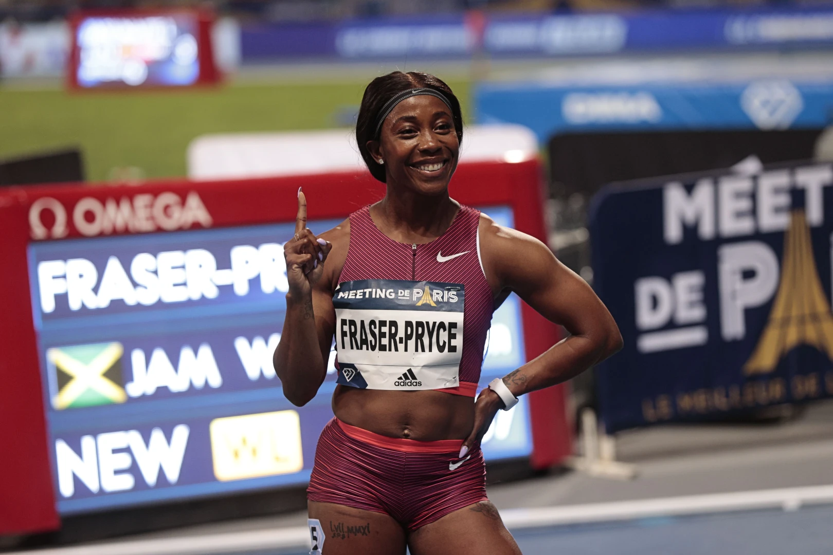 Shelly-Ann Fraser-Pryce at Paris Diamond League 2022