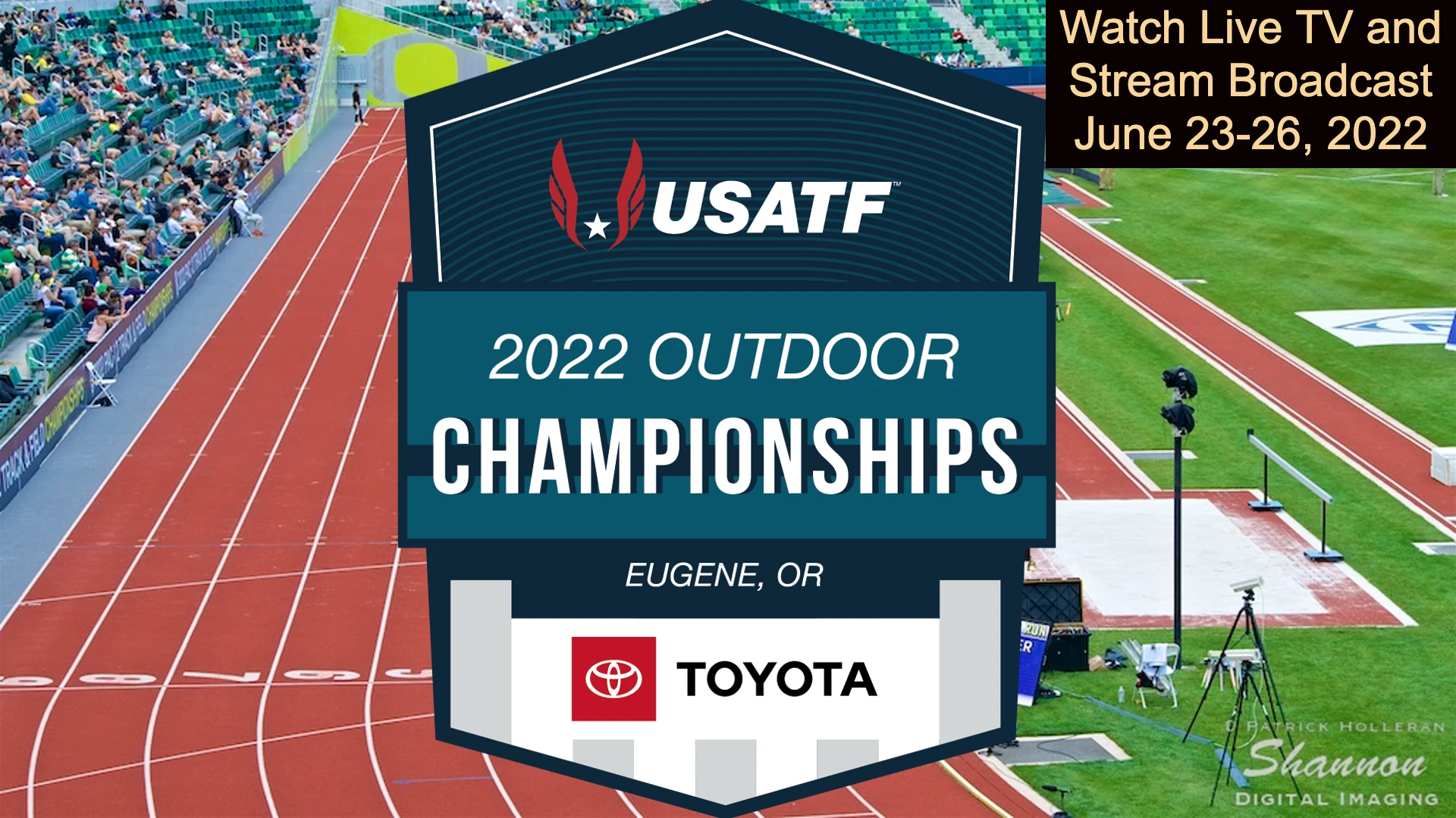 When is the 2022 Toyota USATF Outdoor Championships and how to watch?