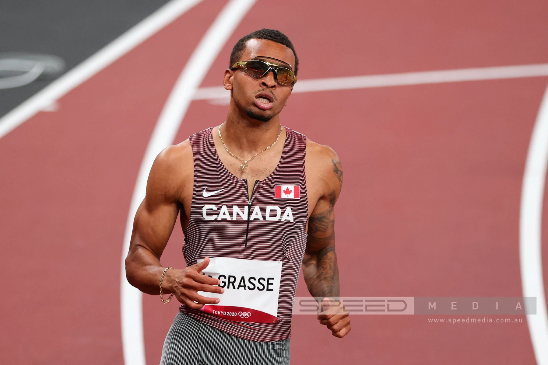 De Grasse back in full training, doubtful about 200m at World Athletics Championships