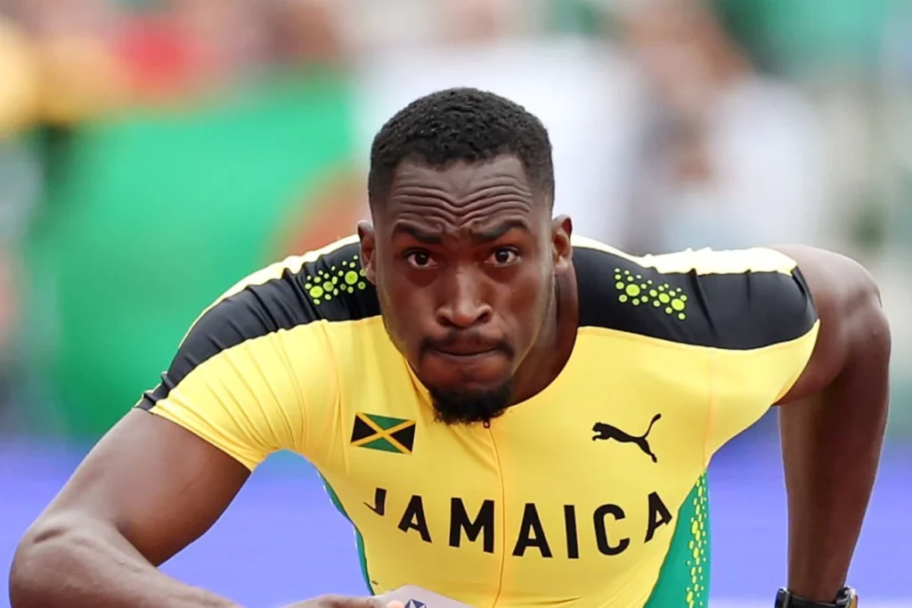 Hansle Parchment of Jamaica at World Athletics Championships 2022