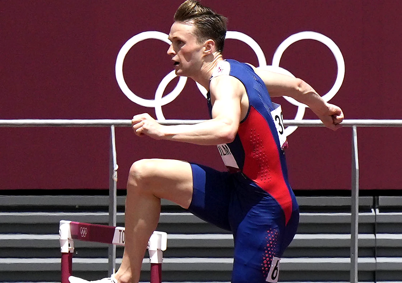 Karsten Warholm at the Tokyo Olympic Games in 2021