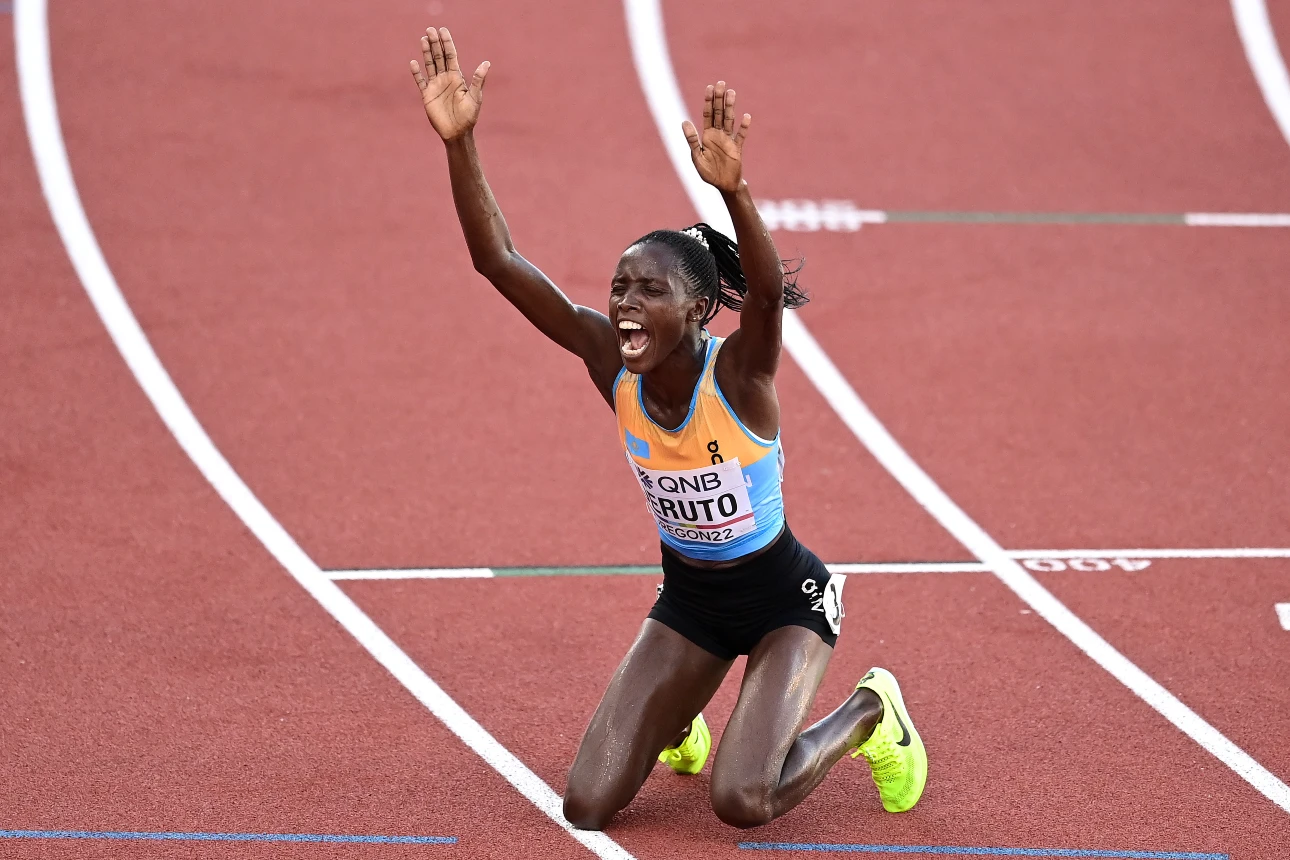 You are currently viewing Super Norah Jeruto wins historic steeplechase world title for Kazakhstan – World Athletics Championships