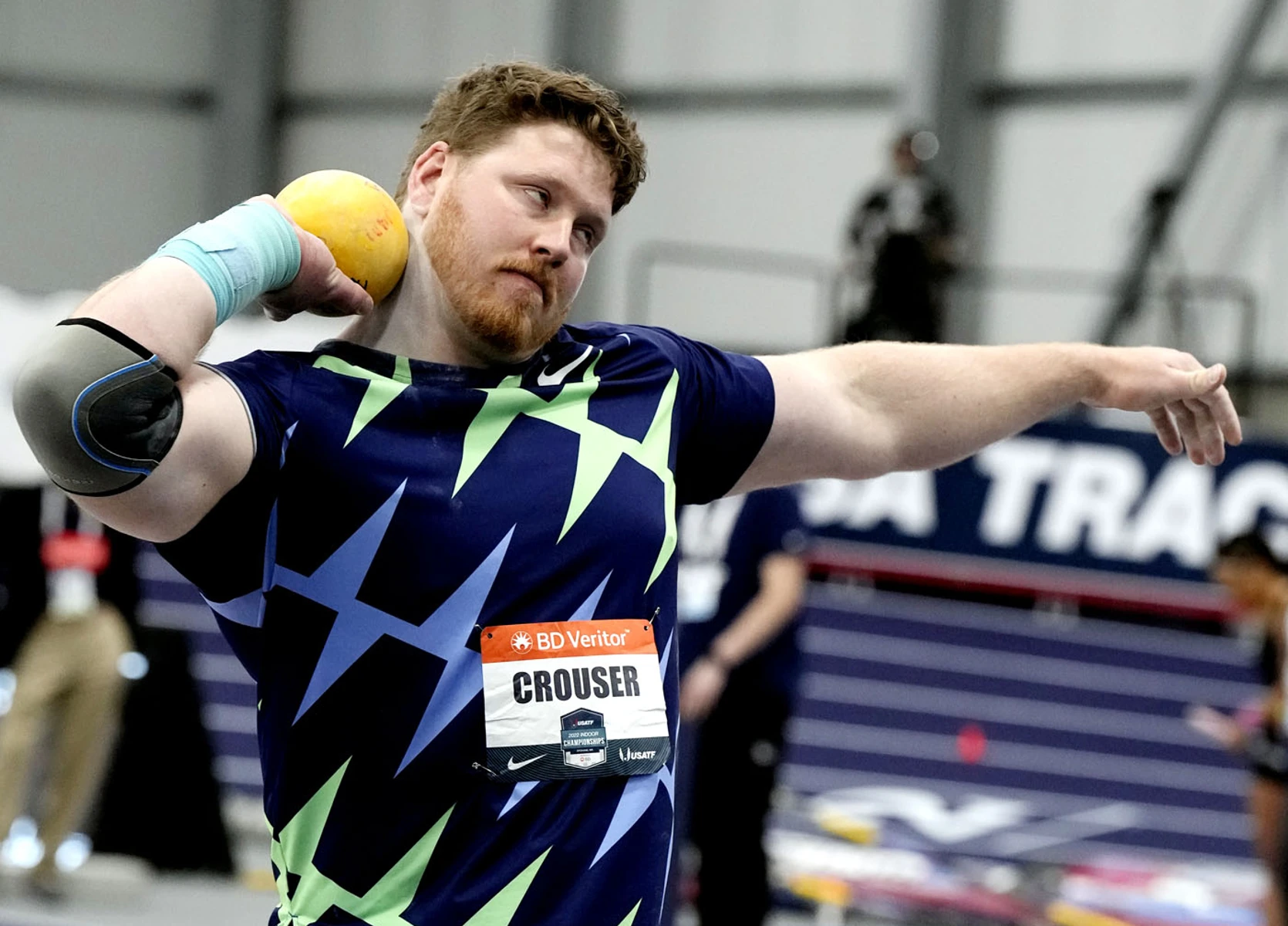 Ryan Crouser at the USATF Indoor Championships