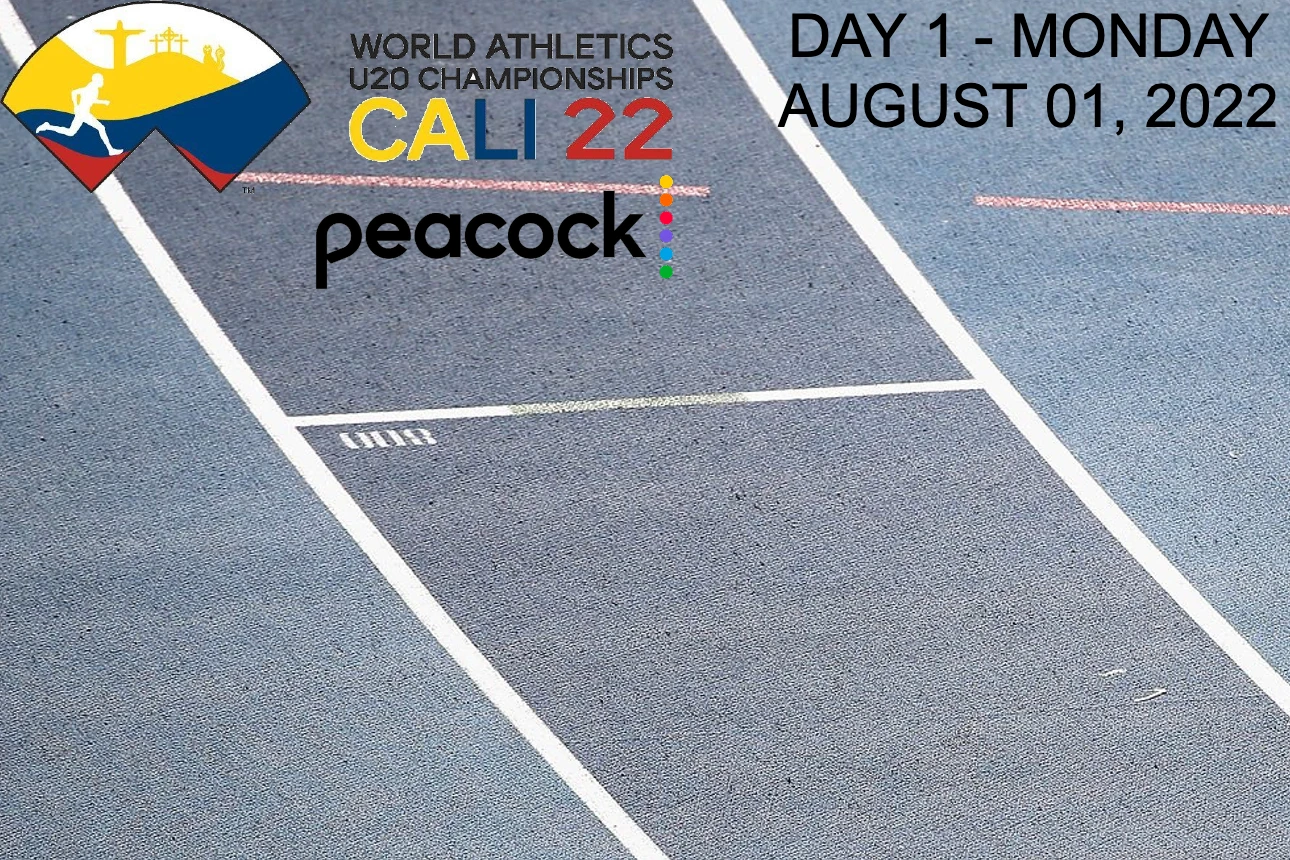 Day 1 – World Athletics U20 Championships 2022 order of events, start lists, live results, how to watch