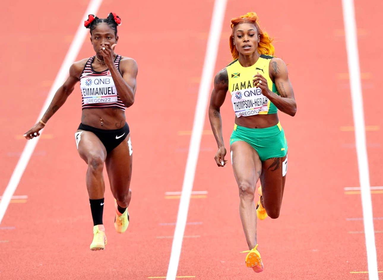 Thompson-Herah, Christine Mboma, Favor Ofili advanced to Commonwealth Games 200m semis