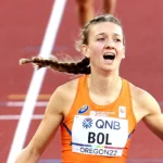 Femke Bol at the World Athletics Championships 2022