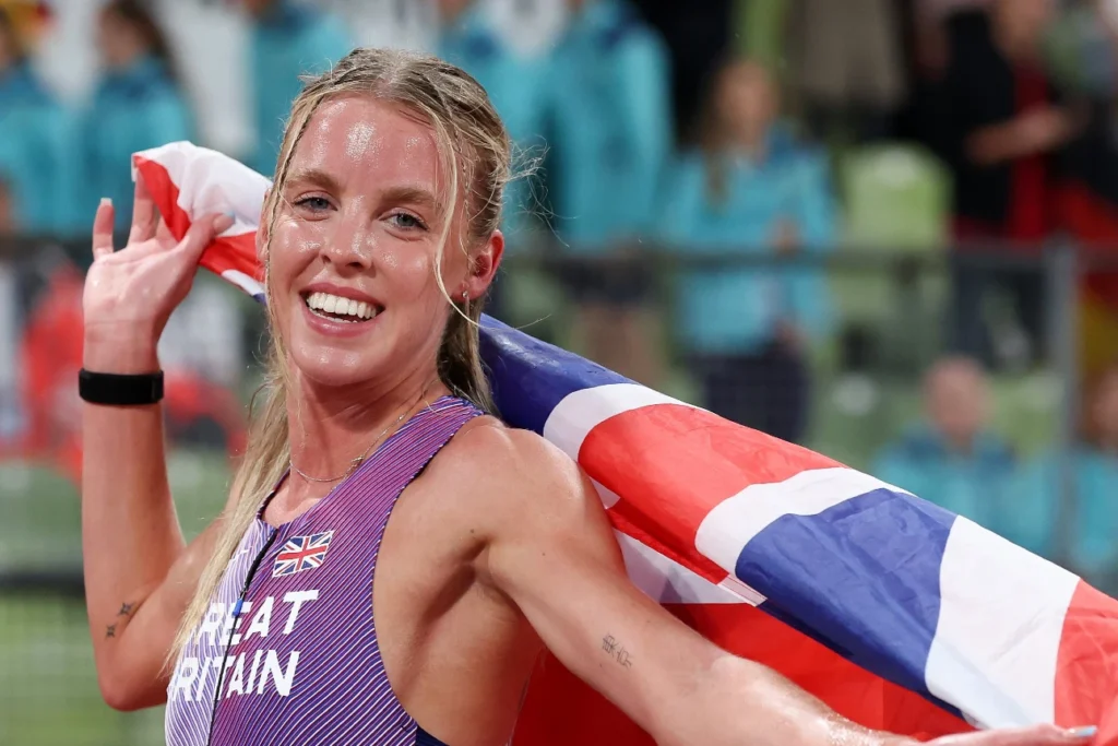 Keely Hodgkinson wins the European Athletics Championships 800m