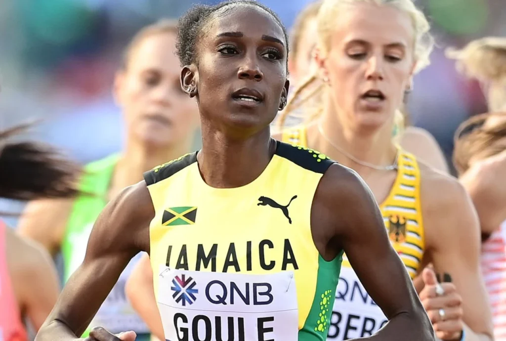 Natoya Goule of Jamaica at the World Athletics Championships 2022